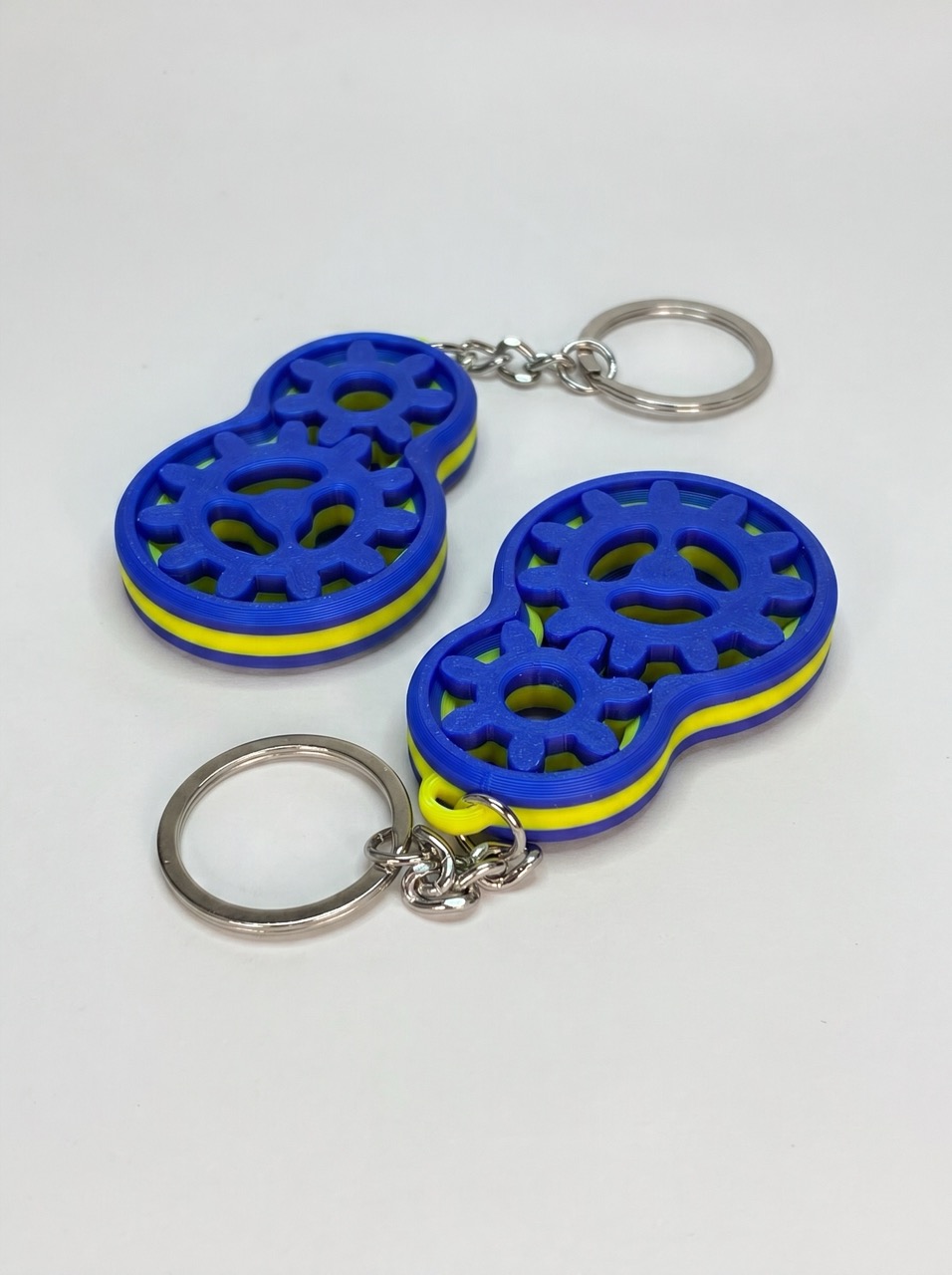 3D keychain Gears